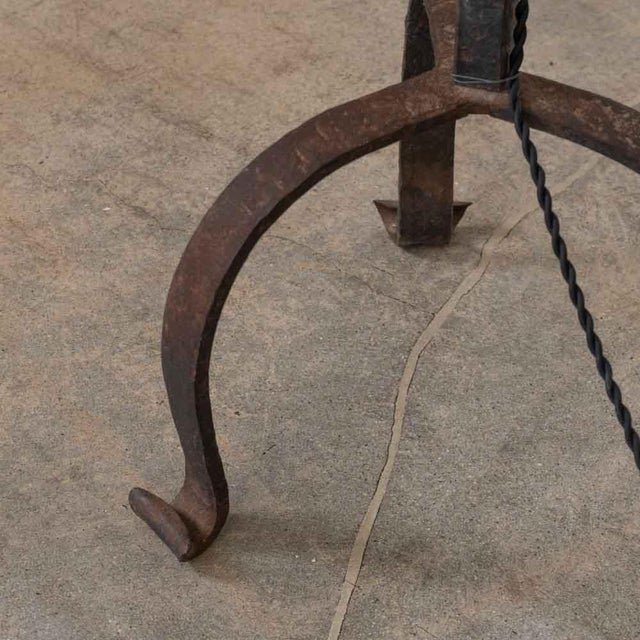 1940s French Iron Floor Lamp For Sale - Image 11 of 12