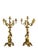 Rococo Gilt Bronze and Brass 5-Light Candelabras with Putti, Set of 2 For Sale - Image 10 of 10