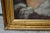 Textile J Bovgvereau Oil Painting Antique Canvas Portrait Fine Art Woman Gilt Frame Sign For Sale - Image 7 of 13