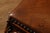 Rococo Rococo Style Leather Upholstered Carved Mahogany Window Bench For Sale - Image 3 of 18