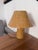 2020s Handmade Ceramic Table Lamp: Ochre Clay Lamp in Rustic Style, Mushroom Shape Lamp, Modern Minimalist Lighting, Contemporary Table Lamp For Sale - Image 5 of 7