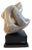 Modern Abstract Stone Sculpture on Rotating Pedestal For Sale