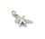 Contemporary Mid 20th Century Cartier 18k White Gold Star Charm Pendant For Sale - Image 3 of 8