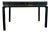 1950s John Stuart Black Lacquer and Brass Desk For Sale