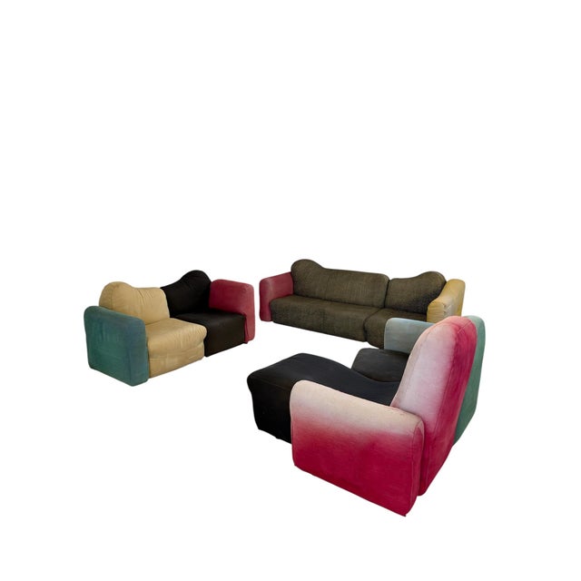 Cannaregio Modular Sofa by Gaetano Pesce for Cassina, 1980s, Set of 6 For Sale - Image 9 of 9