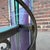 Joan Irving Postmodern Art Glass and Wrought Iron Chair For Sale - Image 11 of 11