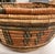 Shabby Chic Vintage African Geometric Woven Basket For Sale - Image 3 of 10