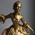 Gilt bronze sculpture representing a louis xv dancer holding a mask, signed antonin mercié (1845-1915). Made by the...