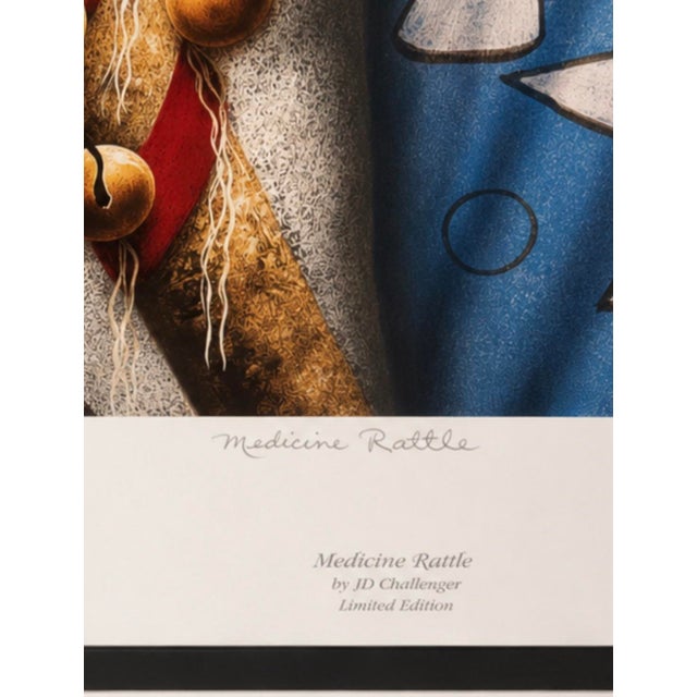 Printmaking Materials Jd Challenger’s Medicine Rattler and Wisdom of the Shaman Prints - Set of 2 For Sale - Image 7 of 7