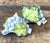 Vintage Glazed Ceramic Grape Leaf Salt and Pepper For Sale - Image 9 of 12
