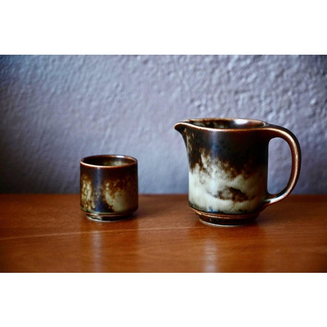 Sahara Coffee Service Glazed Stoneware from Langenthal, 1960s For Sale - Image 10 of 12
