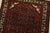 Hamedan Runner 2’7” X 9’4” Red Wool Vintage Tribal Hand-Knotted Rug For Sale In Philadelphia - Image 6 of 13