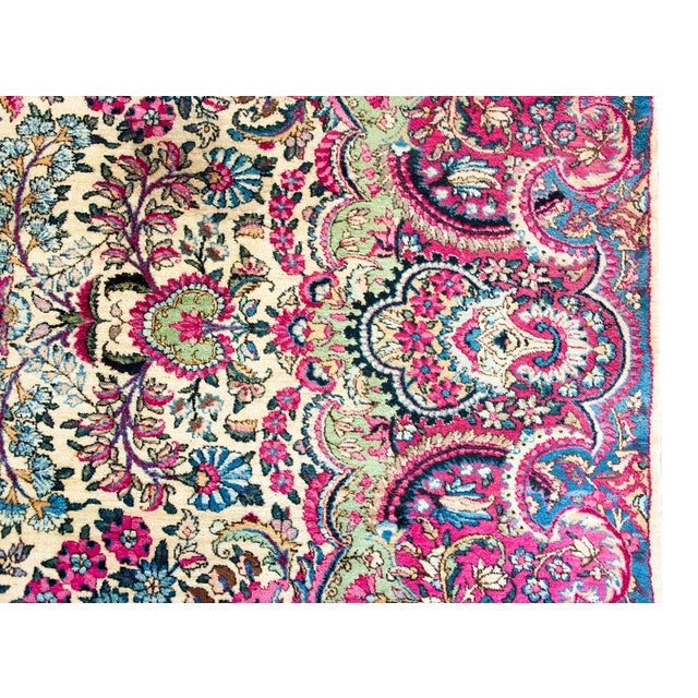 Early 20th Century Persian Kirman Rug For Sale - Image 10 of 15