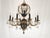Antique 8 Arm 11 Light Epic Empire Birdcage Brass Cut Lead Crystal Chandelier For Sale - Image 9 of 12
