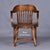 Group of 3 Solid Wood Bankers or Library Chairs Early 20th Century For Sale - Image 11 of 16