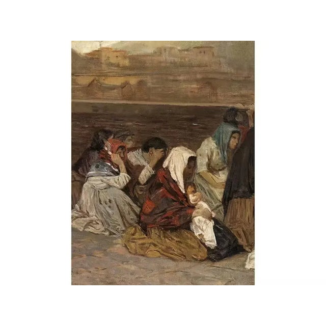 Gioacchino Toma, The Ash Rain of Mount Vesuvius, 19th Century, Oil on Canvas, Framed For Sale - Image 5 of 12