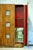 Bamboo Wardrobe Cabinet with Illustrations, Italy, 1950 For Sale - Image 3 of 15