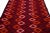 Tribal Red Vintage Kilim Handmade Flatweave Tribal Motif Wool Runner For Sale - Image 3 of 10