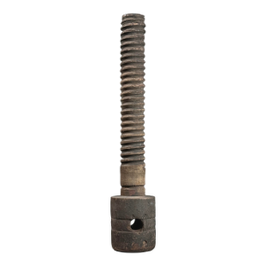 Antique French Folk Art Hand Carved Wooden Screw/Brutalist/Found Object