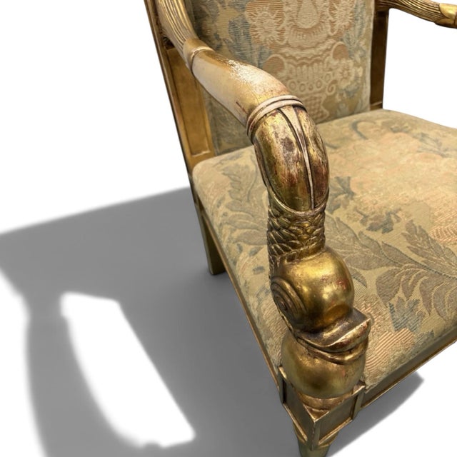 Rose Tarlow Dolphin Gilt Armchairs- A Set of 2 For Sale In Chicago - Image 6 of 9