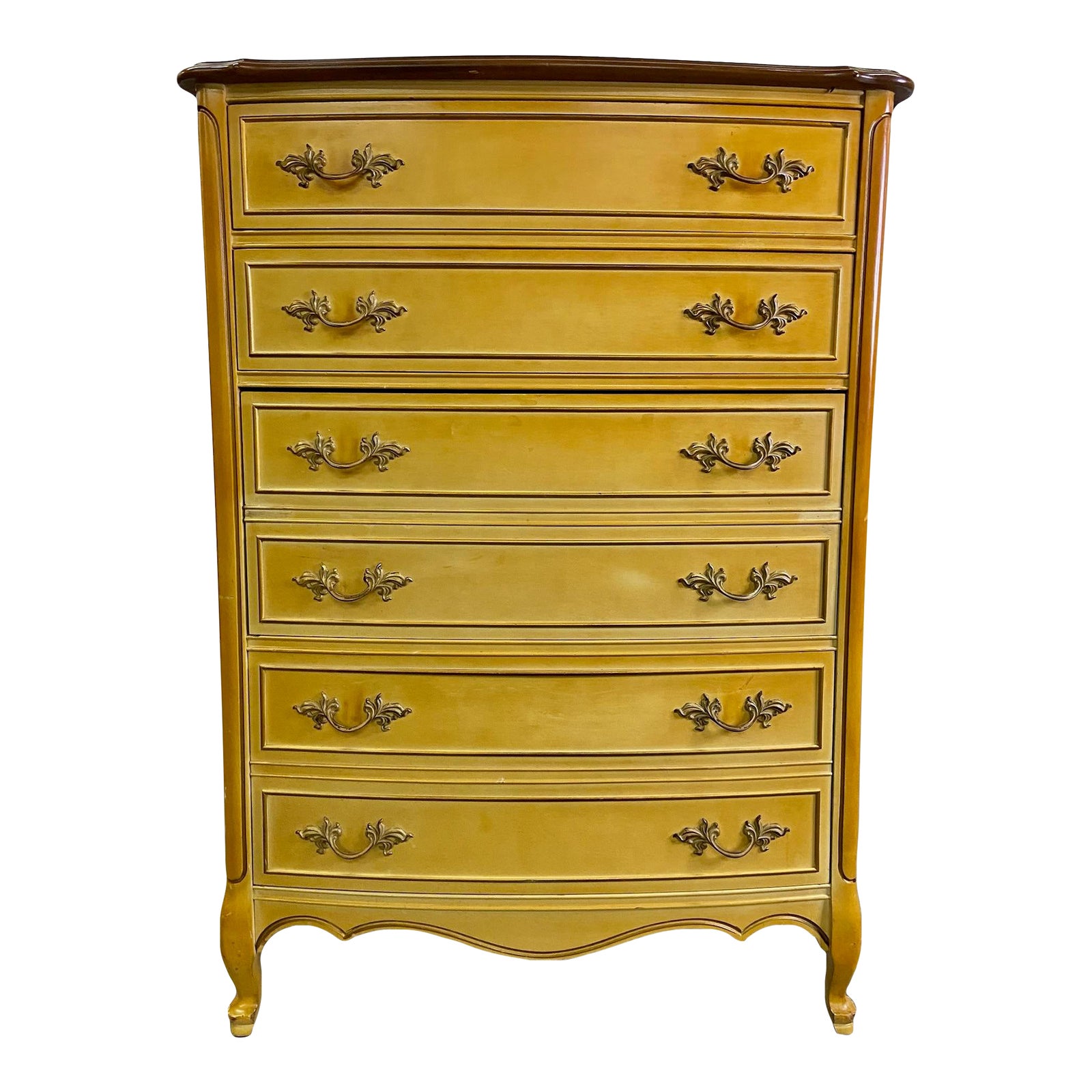 Vintage Dixie Furniture French Provincial Style Chest of Drawers Chairish