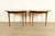 1980s Baker Furniture Federal Inlaid Mahogany Flip-Top Consoles or Game Tables, Pair For Sale - Image 5 of 14