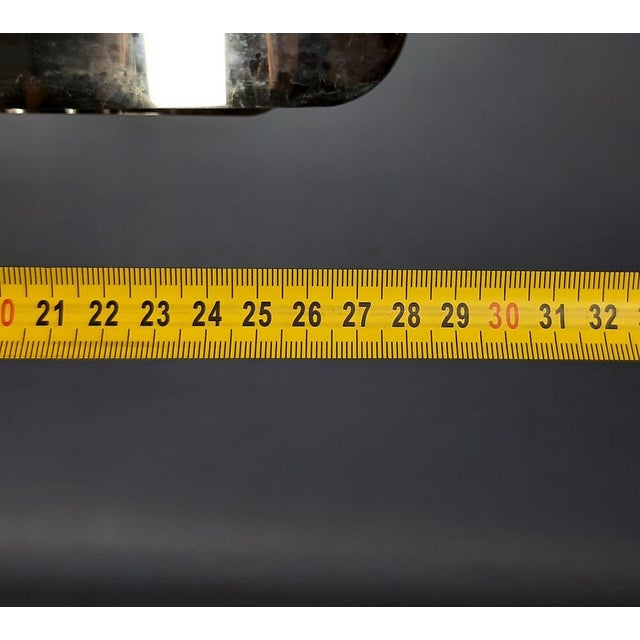 Chromed and Stainless Steel Pendant Light, 1970s For Sale - Image 13 of 15