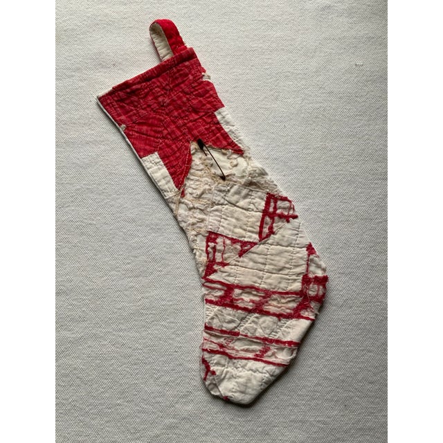 1960s American Star Quilt Christmas Stockings, Set of 3 | Chairish
