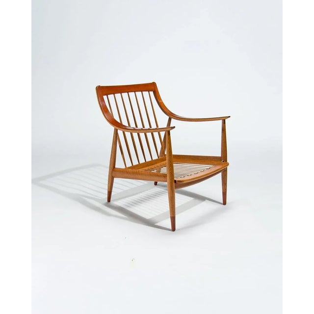 Mid-Century Danish Armchair in Teak & Oak by Pater Hvidt for France & Søn / France & Daverkosen, 1950s For Sale - Image 9 of 12