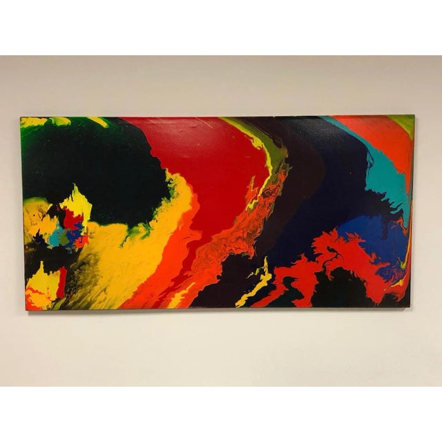 1970s Abstract Modern Painting For Sale - Image 13 of 13