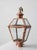 Vintage Copper Lantern Light Fixture With Brass Eagle Finial For Sale - Image 11 of 18