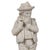 Antique Marble‑Style Statue of Boy Playing the Flute, Garden or Interior Sculpture, Early 20th Century For Sale In Greensboro - Image 6 of 8