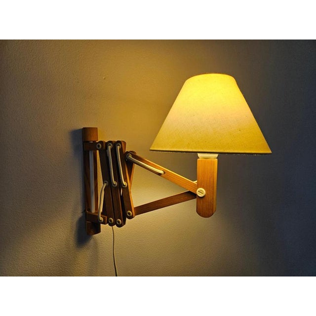 Mid-Century Modern Swedish Scissor Wall Lamp from Ikea, 1979 For Sale - Image 14 of 16