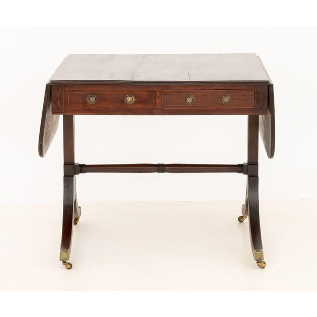 Wood George III Mahogany Sofa Table, Circa 1800 For Sale - Image 7 of 12