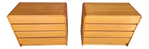 Danish Modern Teak Dressers - A Pair