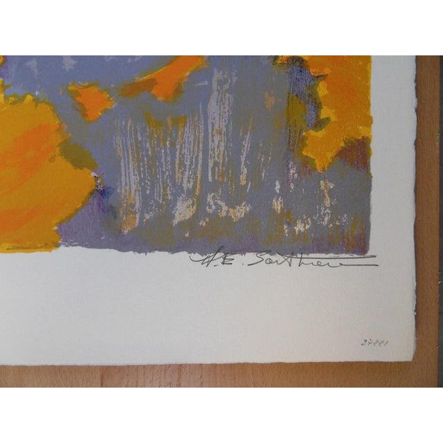 Maurice-Elie Sarthou, La Mer était noire, Lithograph For Sale - Image 5 of 6