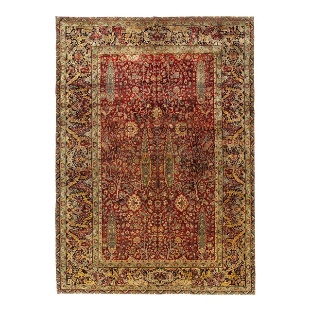 Fine Hand Knotted Agra Rug 10'1'' X 14'5'' For Sale