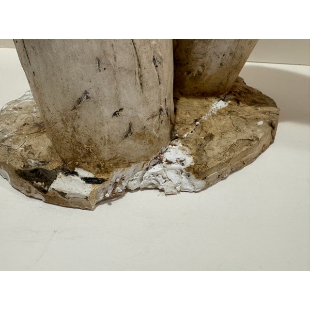 Cream 1960s Larry Mohr Female Torso Sculpture in Painted Plaster For Sale - Image 8 of 10