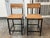 Design Plus Gallery presents a pair of Industrial Acacia Wood + Metal Barstools. Each stool combines a solid acacia wood...