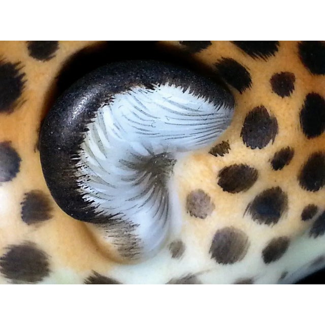 Herend Natural Cheetah Figurine For Sale - Image 10 of 12