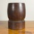 Wood 19th Century Primitive Hand Carved Wood Mortar For Sale - Image 7 of 7