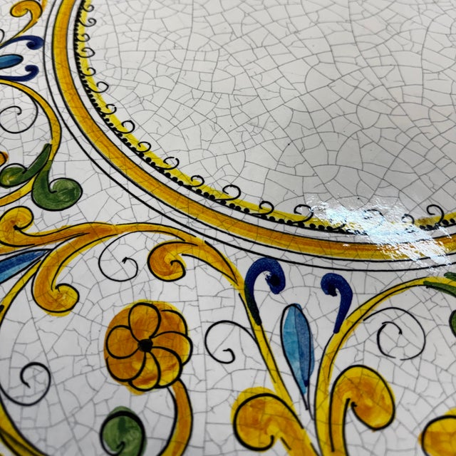 Hand-Painted Outdoor Table, Italy, 1970s For Sale - Image 12 of 18