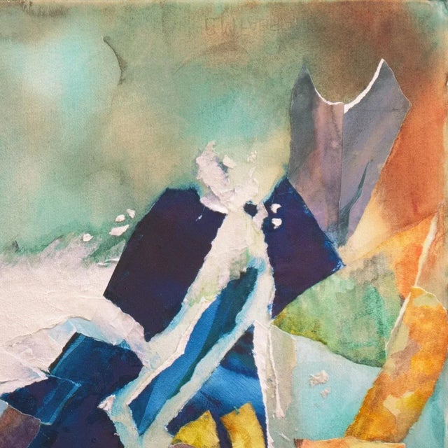 'Breaking Waves' by Michael Schlicting, National Watercolor Society, American Watercolor Society For Sale - Image 4 of 8