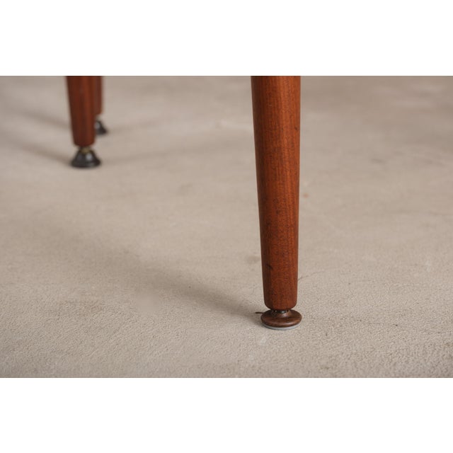 Textile Vintage Hans Olsen Roundette Dining Set for Frem Røjle, Expandable to 6 Seats For Sale - Image 7 of 18