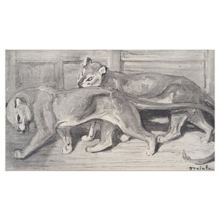 Théophile Alexandre Steinlen, Les Fauves, Lithograph For Sale