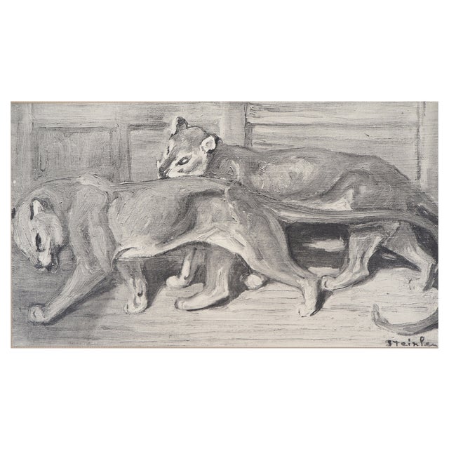 Théophile Alexandre Steinlen, Les Fauves, Lithograph For Sale