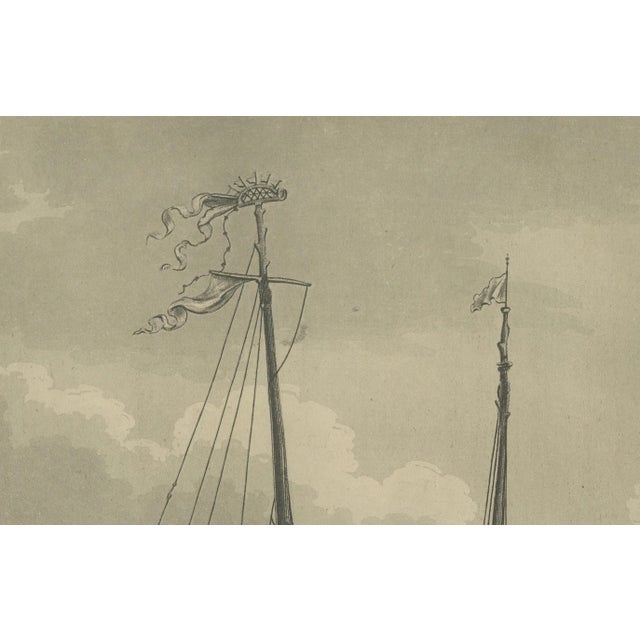 View of a Chinese Junk – Antique Maritime Engraving, Published 1802 This antique engraving, published in 1802, offers a...