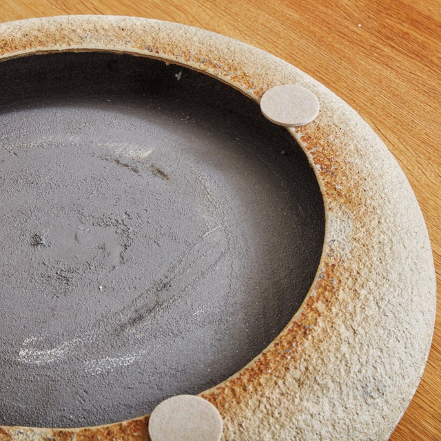 Large Travertine Bowl or Centerpiece, Italy 1970s For Sale - Image 11 of 11