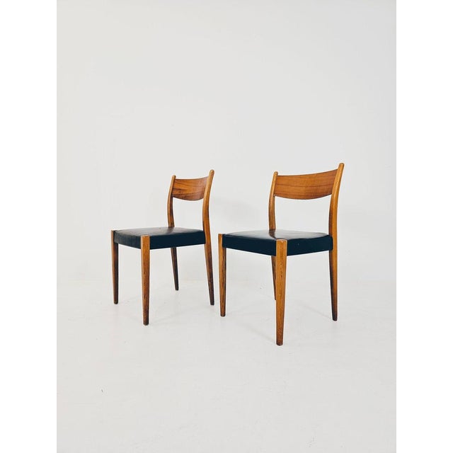 Set of Danish Teak Dining Chairs by Poul Volther & Frem Röjle, 1960s For Sale - Image 4 of 11