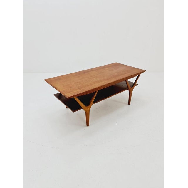 Mid-Century Danish Teak Coffee Table by Henning Kjaernulf, 1960s For Sale - Image 3 of 11